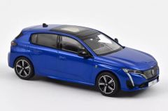 NOREV473933 - Voiture de 2021 couleur bleu – PEUGEOT 308 GT