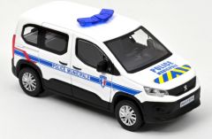 NOREV479068 - Voiture de 2019 Police Municipale signalisation bleu et jaune - PEUGEOT Rifter