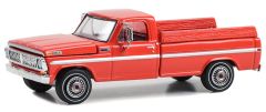 GREEN48080-B - Véhicule sous blister de la série DOWN ON THE FARM - FORD F-100 1970 rouge
