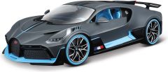 BUR11045 - Voiture de couleur grise métallisé et bleue - BUGATTI Divo