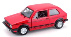 BUR21089 - Voiture de 1979 couleur rouge – VW Golf Mk.1