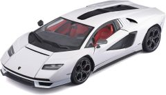 BUR21102 - Voiture de couleur blanche - LAMBORGHINI Countach LPI-800-4