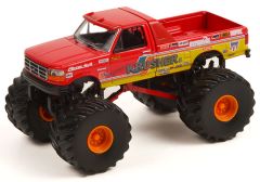 GREEN49100-F - Voiture sous blister de la série KING OF CRUNCH - FORD F-250 1993 KRIMSON KRUSHER II