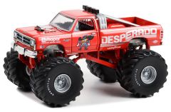 GREEN49120-B - Monster Truck sous blister de la série KINGS CRUNCH - DODGE Ram W350 LE de 1988 DESPERADO