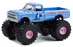 GREEN49120-D - Monster Truck sous blister de la série KINGS CRUNCH - CHEVROLET C-10 de 1969 DREAM MASTER