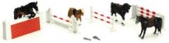 NEW05485D - 4 Chevaux avec Obstacles