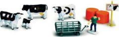 NEW05485F - Accessoires avec 3 Vaches, 1 Veau