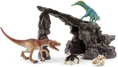 Figurine SCHELICH - Kit de dinosaures avec grotte