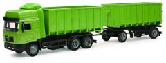 NEW15043 - Camion Porteur vert MAN F2000 avec benne