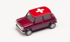 HER420730 - Voiture avec le drapeau de la Suisse - MINI COOPER Euro 2021