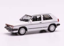 HER420846 - Voiture de sport blanche VOLKSWAGEN GOLF II GTI