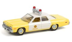 GREEN42960-A - Voiture Police de Las Vegas sous blister – DODGE Monaco 1974