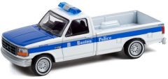 GREEN42980-C - Véhicule sous blister - FORD F-250 1995 Police de Boston HOT PURSUIT séries 40