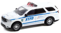 GREEN42980-F - Véhicule sous blister - DODGE Durango 2019 Police de New York HOT PURSUIT séries 40