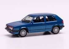 HER430838 - Voiture de sport bleue VOLKSWAGEN GOLF II GTI