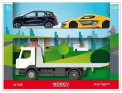 NOREV431125 - Coffret de 2 voitures avec camion dépanneuse RENAULT