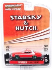 GREEN44780-AVERT - Voiture sous blister jantes verte - FORD Gran Torino 1976 jantes verte STARSKY ET HUTCH