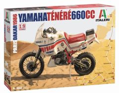 ITA4642 - Maquette à assembler et à peindre - YAMAHA Tenere 660cc 1986 Paris Dakar