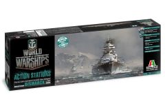 ITA46501 - Maquette WORLD OF WARSHIPSà peindre - German Bismarck  Battleship