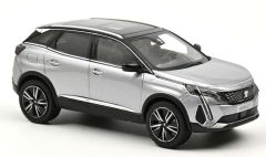 NOREV473918 - Voiture de 2021 couleur Gris Artense - PEUGEOT 3008 GT