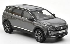 NOREV473923 - Voiture de 2021 couleur gris Platinium - PEUGEOT 5008 GT