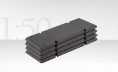 CON99913 - Lot de 4 Plaques de Stabilisation pour Grue LIEBHERR LG 1750