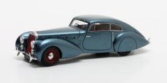 MTX50407-041 - Voiture de 1938 couleur bleue métallisé - DELAGE D8120 S Pourtout