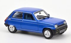 NOREV510512 - Voiture de 1977 couleur bleu – RENAULT 5 alpine