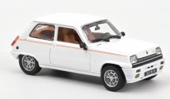 NOREV510513 - Voiture de 1985 couleur blanche - RENAULT 5 Lauréate Turbo