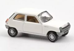 NOREV510527 - Voiture de 1972 couleur blanche – RENAULT 5 TL