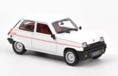 NOREV510535 - Voiture de 1983 couleur blanche – RENAULT 5 Alpine turbo