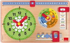 GOA51318 - Jouet d'apprentissage – Horloge calendrier