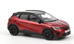 NOREV517769 - Voiture de 2022 couleur rouge et noir - RENAULT Captur Rive Gauche