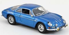 NOREV517826 - Voiture de 1973 couleur bleue avec logo – ALPINE A110 1600S