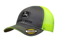 MC53080411CH - Objet publicitiare JOHN DEERE - Casquette pour enfants grise et verte avec arrière en filet