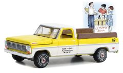 GREEN54080-C - Voiture sous blister de la série NORMAN ROCKWELL - FORD F-100 1967 Farm to table