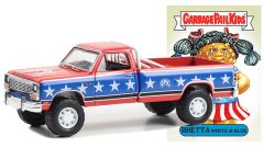 GREEN54090-E - Véhicule sous blister de la série GARAGE PAIL KIDS - DODGE Ram D-250 1985