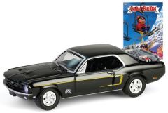 GREEN54110-C - Voiture sous blister de la série GARBAGEPAILKIDS - FORD Mustang coupé 1968 noir