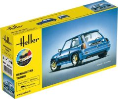 HEL56150 - Maquette avec peinture à assembler - Set de démarrage RENAULT R5 Turbo