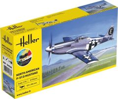 HEL56268 - Maquette à assembler avec peinture - NORTH-AMERICAN P-51 Mustang