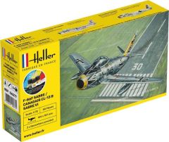 HEL56277 - Maquette à assembler avec peinture - F-86F Sabre et CANADAIR CL-13 B Sabre