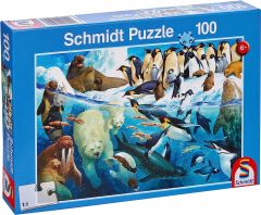 Puzzle animaux du cercle polaire – 100 pièces