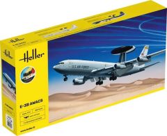HEL56308 - Maquette à assembler avec peinture - BOEING E-3B Awacs