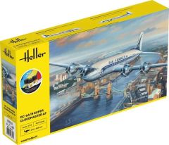 HEL56315 - Maquette à assembler avec peinture - DOUGLAS DC6 Super Cloudmaster AIR France