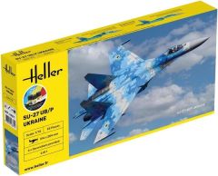 HEL56371 - Maquette à assembler avec peinture -  SU-27 UB/P Ukraine