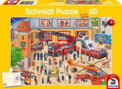 Puzzle Journée des enfants à la caserne des pompiers – 60 pièces