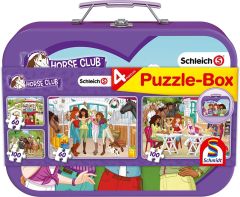 SCM56515 - Puzzle Horse club SCHLEICH – 2x60 et 2x100 Pièces