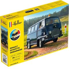 HEL56742 - Maquette à assembler avec peinture - RENAULT Estafette Gendarmerie