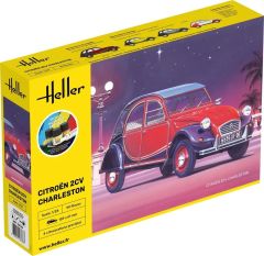 HEL56766 - Maquette à assembler avec peinture - CITROEN 2CV Charleston