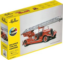 HEL56780 - Maquette à assembler avec peinture - Camion de pompiers - DELAHAYE Type 103
